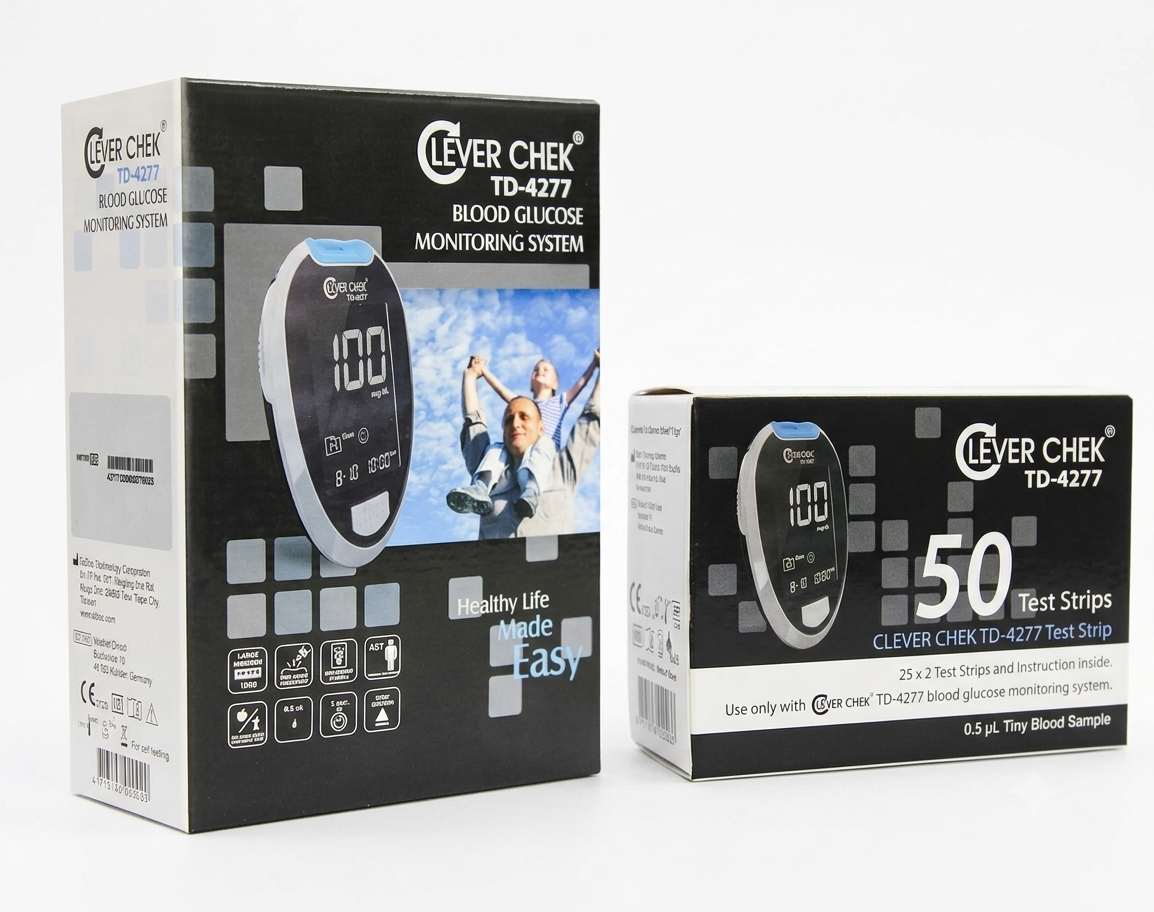 Clever Chek TD-4277 Meter + 50 Test Strips